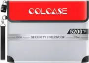 Fireproof Document Bag with Lock 5200℉ Heat Insulated Waterproof and Fireproof B