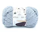 Lion Brand Hue + Me Yarn #105 Ozone Light Blue Bulky #5 Wool Blend Chunky NEW