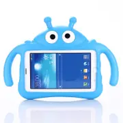 Beetle Soft Silicone Tablet Case 7.0 inch For Samsung Galaxy Tab 3 P3200/T110/T111/T210/T211/T230/Huawei T1/Lenovo A7-Blue