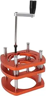 Router Lift Base, Aluminum Alloy 4 Jaw Clamping System for Small Cutting Machines, Woodworking Engraving DIY Tools for Small Trimming Machines, Metal Router Lift System Kit for Router Table Saw