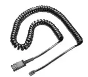 Generic U10 26716-01 85R38AA QD Cord for HP POY Plantronics Headsets