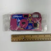 Polaroid Fun Shooter Flash Camera Disposable 27 Exposure Pink - New Sealed