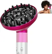 ZEPHBLOW Hair Diffuser Attachment for Dyson Airwrap, Upgraded Diffuser Nozzle Compatible with Airwrap Styler, Curl-Defining Attachment for Wavy Curly Coil Hair, Rose