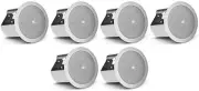 (6) JBL CONTROL 14C/T 4" 25w 70v In-Ceiling Speakers For Restaurant/Bar/Cafe