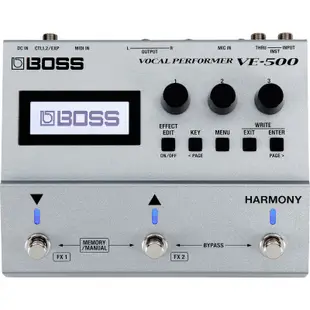 【帝米數位音樂】BOSS VE-500 人聲效果器，VE500