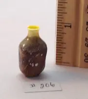 Dollhouse miniature 1/12th scale hand blown glass vase #206