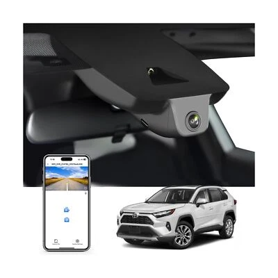 Front 4K & Rear 1080p Dash Cam Custom for Toyota RAV4 & RAV4 Hybrid 2022 2023...