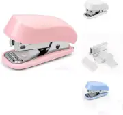 Pink Color Mini Stapler with Staples,Small Cute Stapler for Desk,Gift for Studen