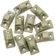 Yurefax Sourcingmap 10Pcs Gray ABS Rivets Car Sun Visor Fastener Clips, for 6mm Rod Car Sun Visor Clip