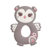 Douglas Toys Nova Owl Silicone Teether, 4"