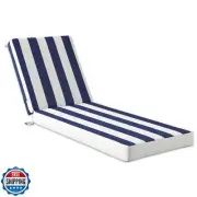 Codi Outdoor Lounge Chair Cushions, Chaise Cushion for Patio Furniture, Doubl