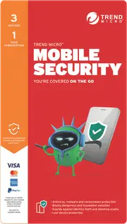 Trend Micro Mobile Security 3 Device 1 Year