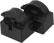 [Mipcase] 2pcs Fridge Compressor Starter Freezer Overload Overheat Protector Easy Installation for Refrigerators Fridges Durable Material Essential Cooling Repair Accessory