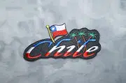 Patch Country Flag Sew On Iron On Jacket Shirt or Pants Chile Color