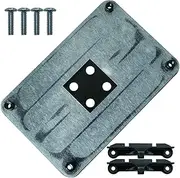 AM4 CPU Heatsink Bracket Back Durable CPU Heatsink Bracket Motherboard CPU Fan Cooling Mounting Sheet Plate Backplate for AMD AM4 B350 X370 A320 X470 B450 B550 X570