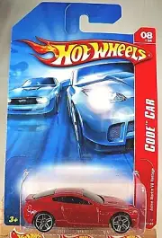 2007 Hot Wheels #92 Code Car 8/24 ASTON MARTIN V8 VANTAGE Red Variant wPr5 Spoke