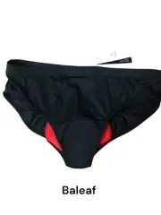Baleaf Women's Cycling Padded Bike Shorts Briefs Chamois Black Size XL