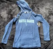 NWT Seattle Kraken Women’s Long Sleeve Hoodie V-neck Size Medium