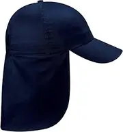 [Beechfield] Junior Kids Unisex Plain Legionnaire Cap (UK Size: One Size) (French Navy)