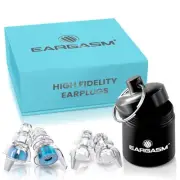 High Fidelity Earplugs with Blue Filters - Reusable Noise Reduction Hearing P...