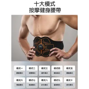 【bebehome】EMS智慧腹肌訓練健身腰帶(燃脂馬甲線腹肌貼/八塊健身腰帶運動器/護腰按摩器)