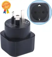 Europe to Australia Plug Adapter, EU Type C/E/F to AU/NZ Travel Converter (1 Pc)
