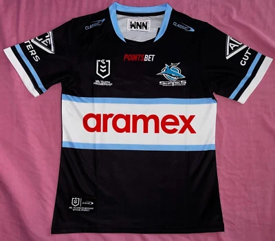 Cronulla SHARKS 2024 Away Dark NRL Jersey *Medium* QLD Seller