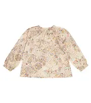 [Il Gufo] Il Gufo Printed cotton jersey top Y 12 red