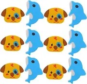 Generic 100pcs Puppy Eraser Animals Samples Sifter Jelly Squishy Mini Shuffleboard Replacement Pucks Tabletop Accessories Samples Small Mini Cake Pan Student Eraser