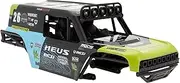 MEUS Racing MB18 TRX4M Body and Chassis Frame Kit for Traxxas TRX4M Defender Bronco K10 F150 High Trail 1/18 RC Crawler Upgrades Parts (Green&Blue)