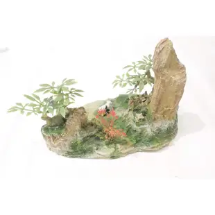 二手,水族箱魚缸 中國山水 造景擺飾