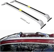 2Pcs Compatible for Cadillac XT6 2019-2021 Aluminum Roof Rail Rack Cross Bar Crossbars