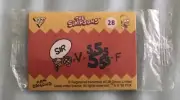 SIMPSONS CC's LENTICULAR TAZOS TAZO ORANGE #28 - NEW