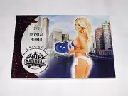 2015 Benchwarmer CRYSTAL HEFNER #38 National CHICAGO Pink Foil Variant/4 PLAYBOY