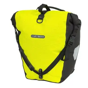 德國[ORTLIEB] Back-Roller High-Vis QL2.1(single bag)(20L) / 螢光防水馬鞍袋-肩背四用包(單個)可掛,手提,肩背及雙肩(需另購背架) 德國製《長毛象休閒旅遊名店》