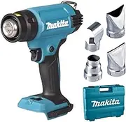 Makita DHG181ZK Hot Air Blower 18 V (Without Battery and Charger) in Carry Case, Blue