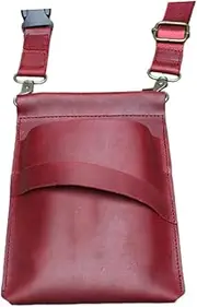 Garende Hairdresser Scissor Bag Organizer Tool Bag Scissor Shears Holder for Hairstylist, Red