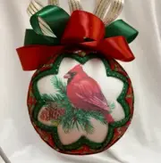 Quilt-Magic No Sew Ornament Kit-Cardinal