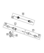 Genuine Mopar Hex Flange Lock Nut 6509298AA