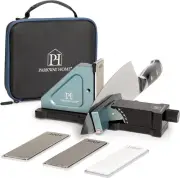 ORIGINAL ADJUSTABLE ROLLING KNIFE SHARPENER KIT: Adjustable Height, 10° to 40° f