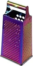 Hoement Stainless Steel Multi Functional Grater with Sides Practical Vegetable Slicer for Effortless Cutting of Potatoes Tomatoes and Carrots Essential Kitchen Tool for Enhanced
