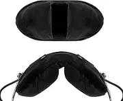 Geekria Velour Headband Pad Compatible with David Clark H10-13.4, H10-13S Headphones, Replacement Repair Part (Black)