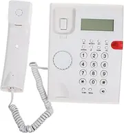 TEHAUX 1 Set Portable Desk Phone with Screen Sound Quality for Office and Home Use Smooth Dial and Buttons Efficient Communication and Elegant Design