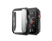 For Apple Watch/ iWatch Series 7 SE 6 5 4 3 2 Case Full Glass 40 41 44 45mm