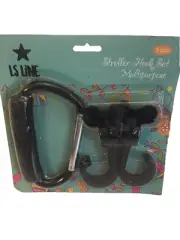 LS LINE 2 IN 1 Stroller Hook Set LS Line Multipurpose NIB!