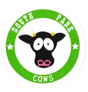 South Park Cows Logo - South Park Sticker (Reproduction)