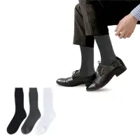 在飛比找momo購物網優惠-【FAV】12雙組/商務紳士襪/型號:AMG990(中筒襪/