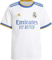 adidas Youth 2021-22 Real Madrid Home Jersey