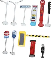 Milisten 1 Set Traffic Sign for Sand Table Play of Landscape Signs for Traffic Learning Exciting Building