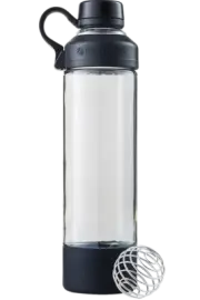 Blender Bottle Mantra™ Glass Shaker Bottle 600ml Clear/Black
